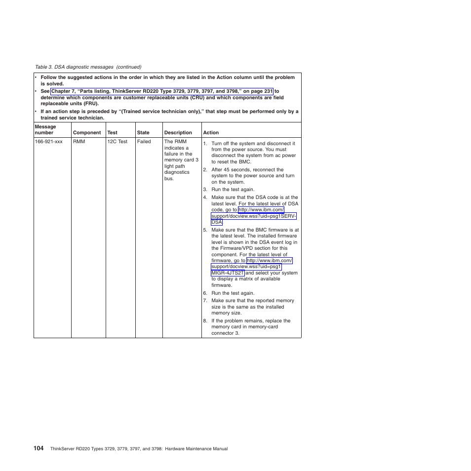 Lenovo THINKSERVER 3797 User Manual | Page 112 / 266