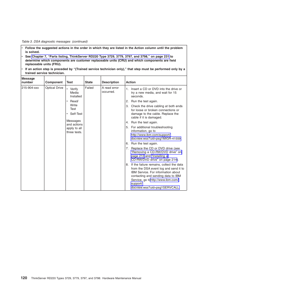 Lenovo THINKSERVER 3797 User Manual | Page 128 / 266