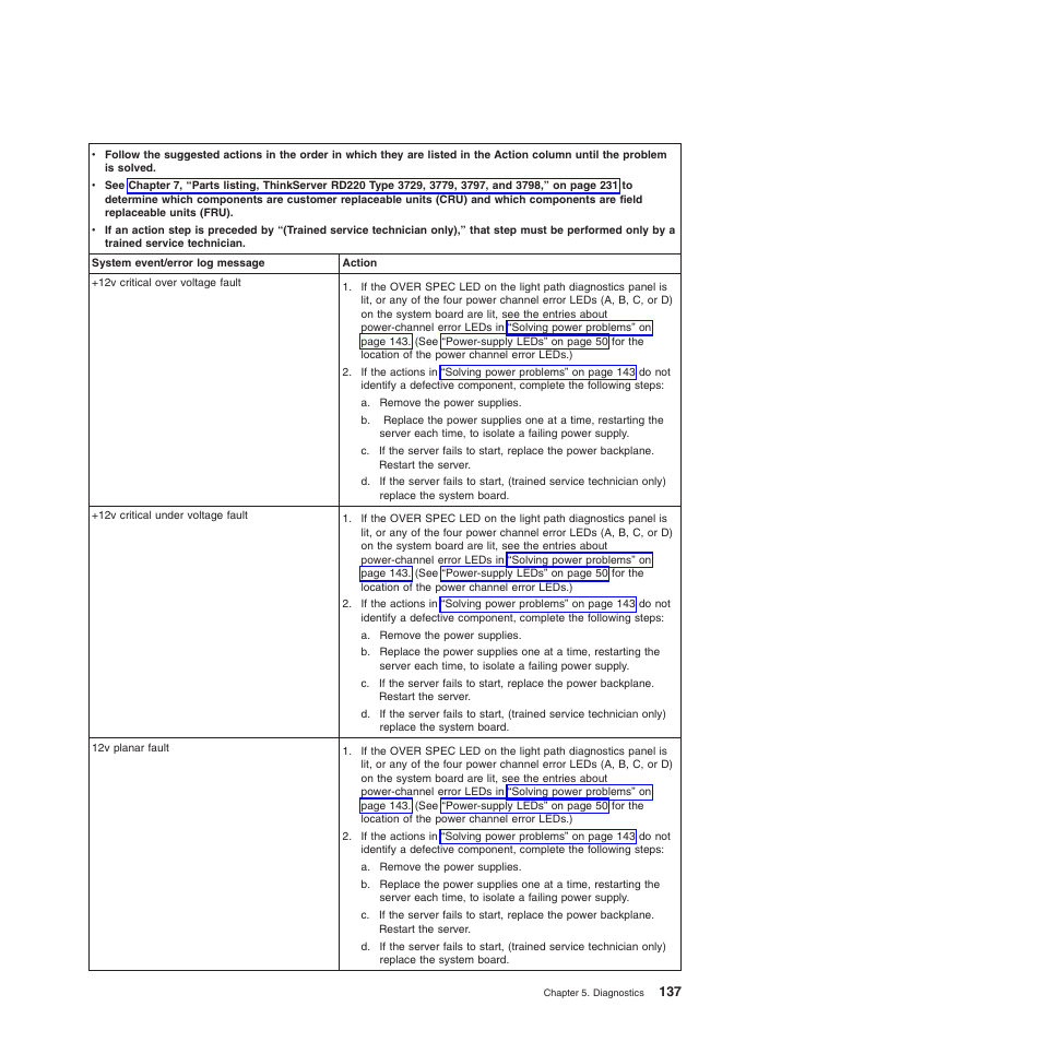 Lenovo THINKSERVER 3797 User Manual | Page 145 / 266