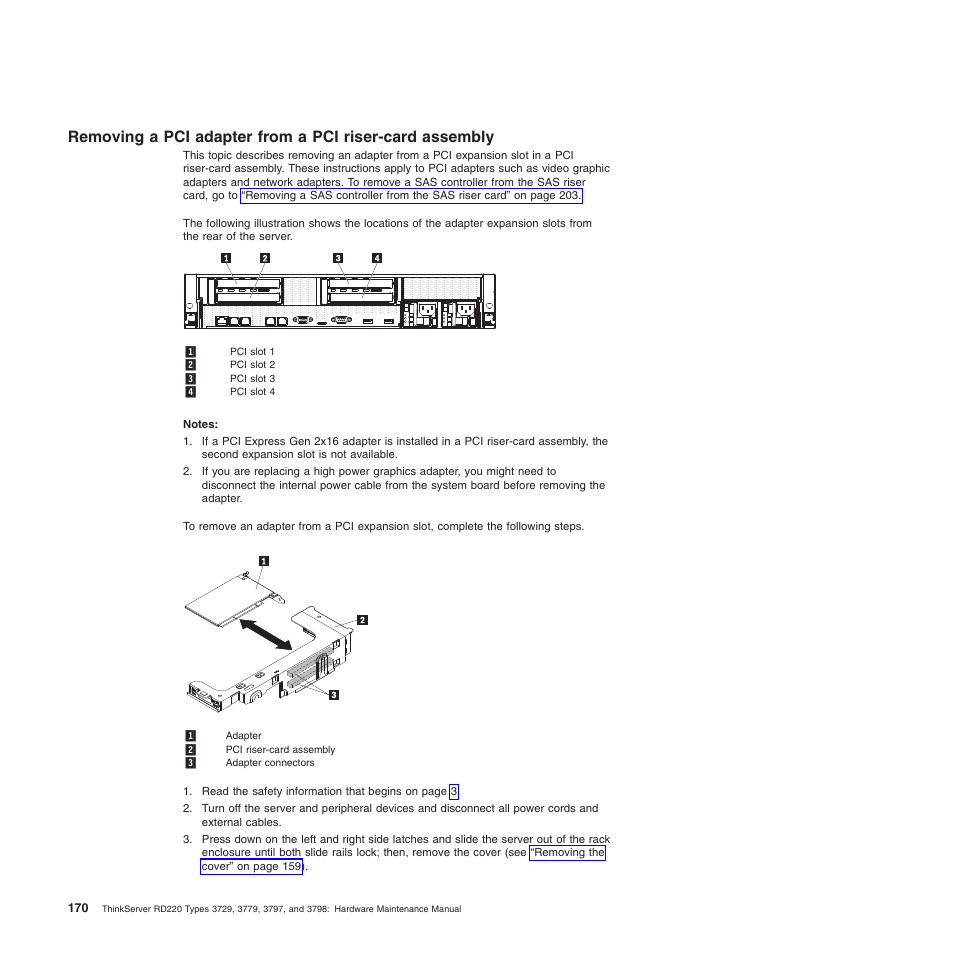 Lenovo THINKSERVER 3797 User Manual | Page 178 / 266