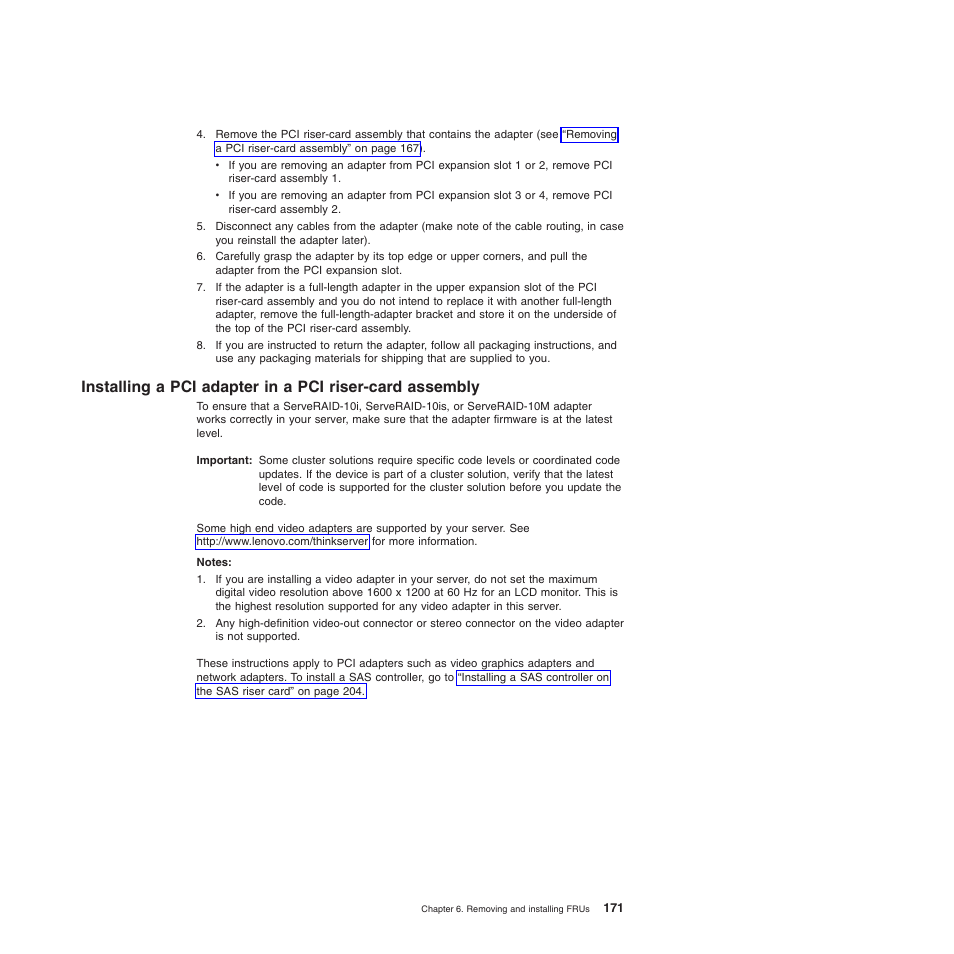 Lenovo THINKSERVER 3797 User Manual | Page 179 / 266