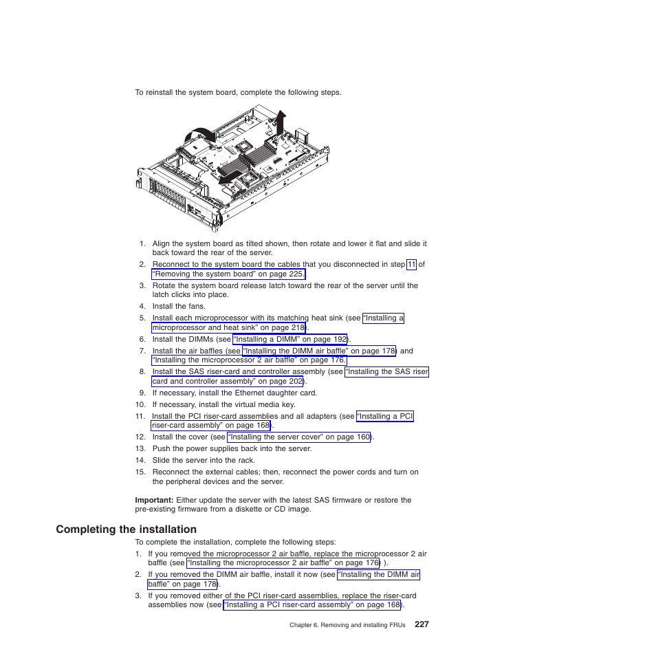 Completing the installation | Lenovo THINKSERVER 3797 User Manual | Page 235 / 266