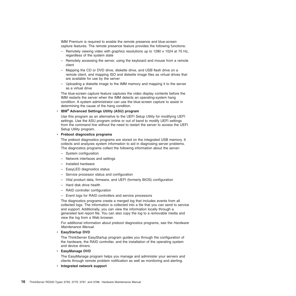 Lenovo THINKSERVER 3797 User Manual | Page 24 / 266