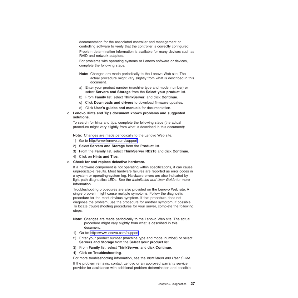 Lenovo THINKSERVER 3797 User Manual | Page 35 / 266