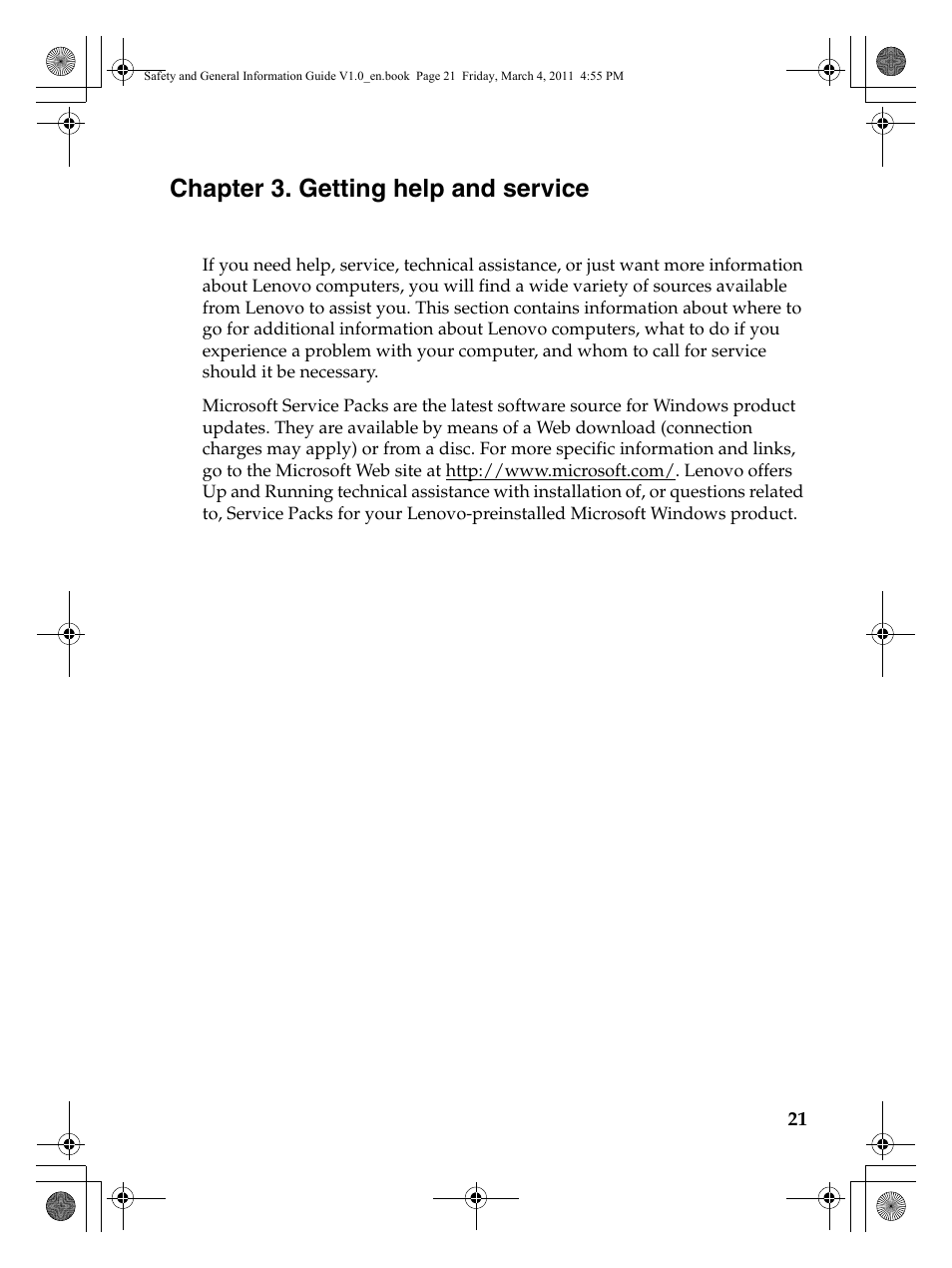 Chapter 3. getting help and service | Lenovo 147500112 User Manual | Page 27 / 46