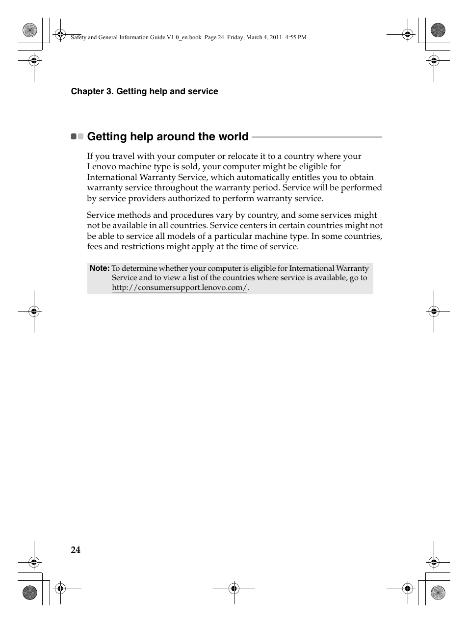 Getting help around the world | Lenovo 147500112 User Manual | Page 30 / 46