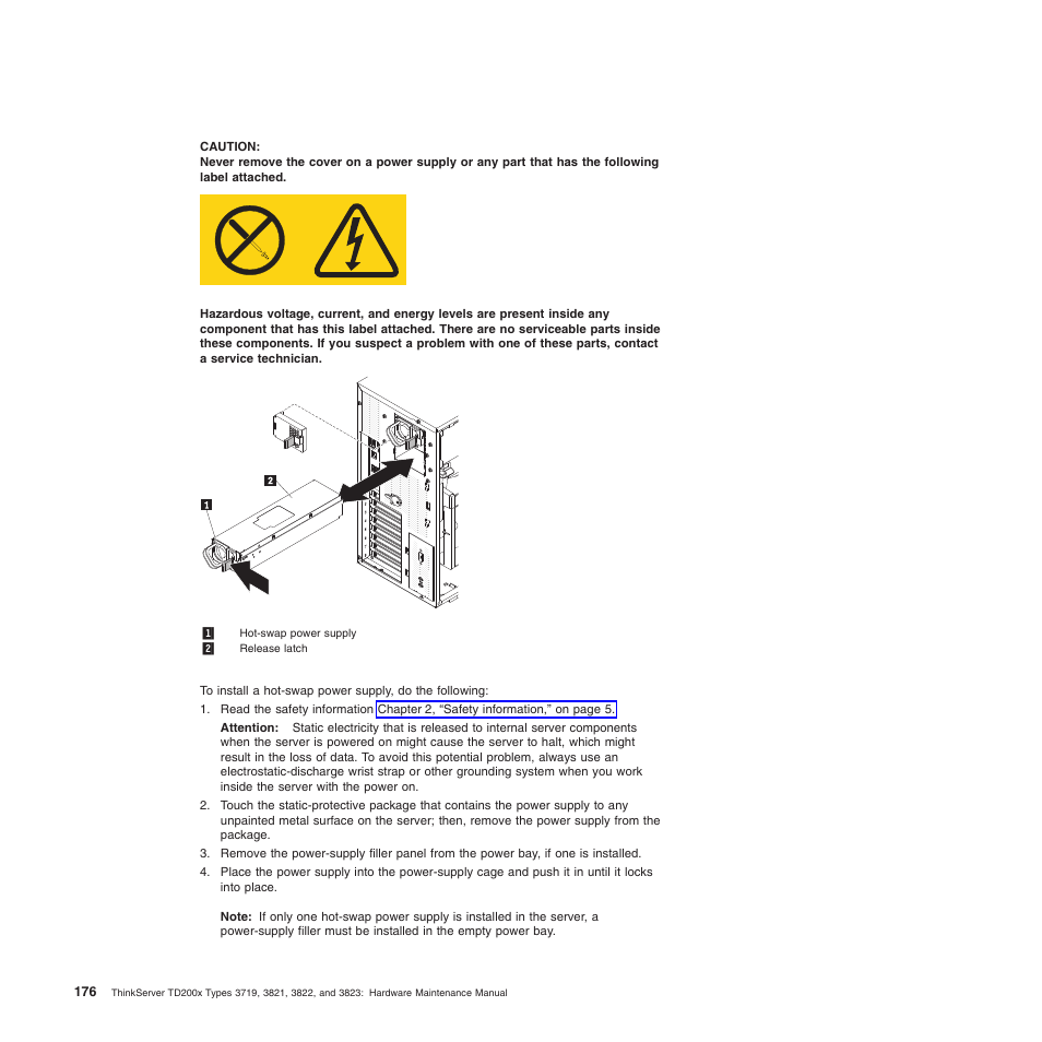 Lenovo THINKSERVER 3821 User Manual | Page 184 / 304