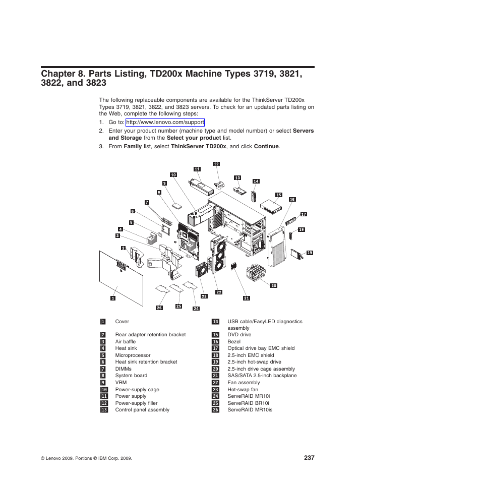 Lenovo THINKSERVER 3821 User Manual | Page 245 / 304