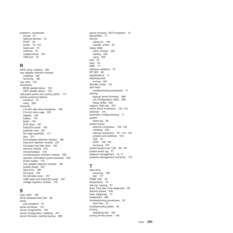 Lenovo THINKSERVER 3821 User Manual | Page 301 / 304