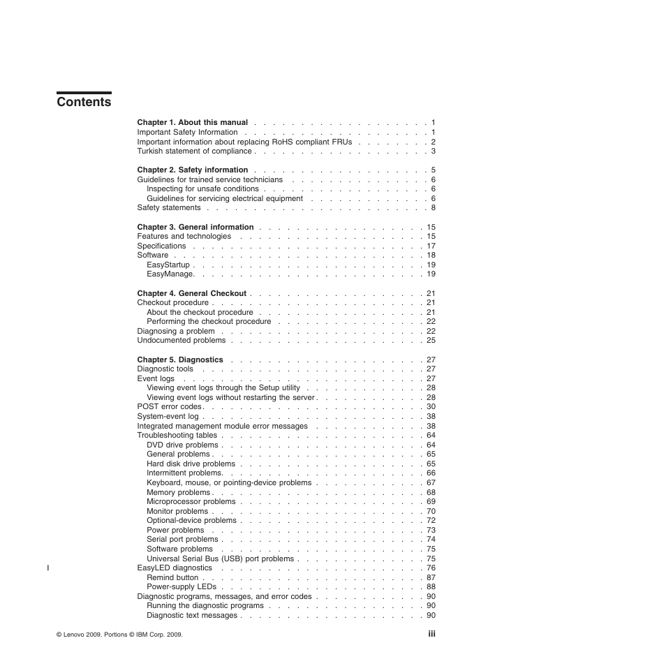 Lenovo THINKSERVER 3821 User Manual | Page 5 / 304