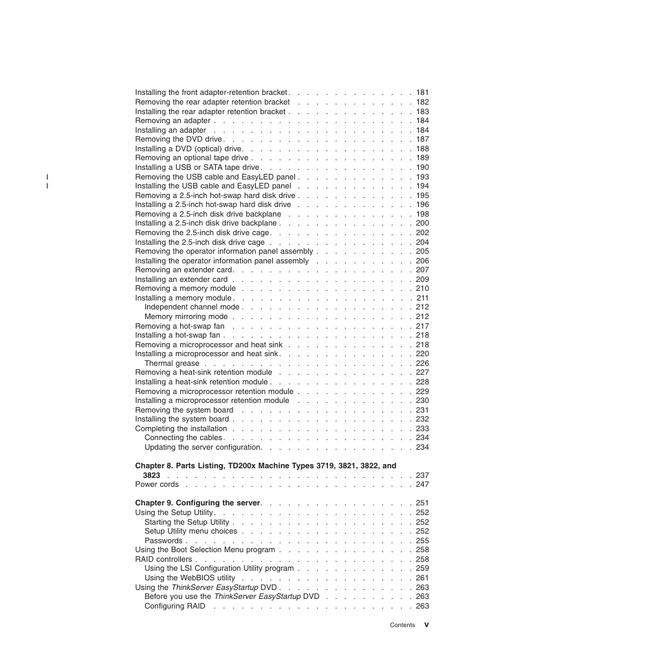 Lenovo THINKSERVER 3821 User Manual | Page 7 / 304