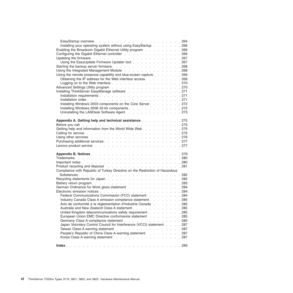 Lenovo THINKSERVER 3821 User Manual | Page 8 / 304