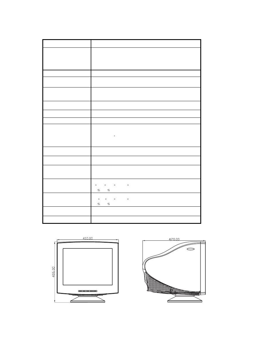 Appendix a-specifications | Lenovo E75 User Manual | Page 17 / 21