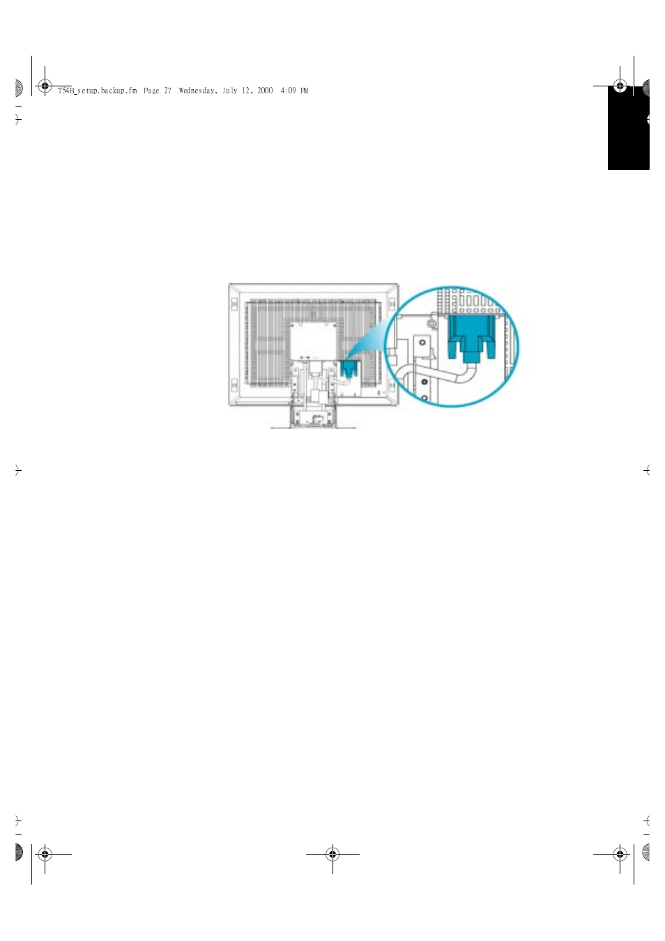 Setting up & connecting your dvi-d cable | Lenovo T54H User Manual | Page 26 / 29