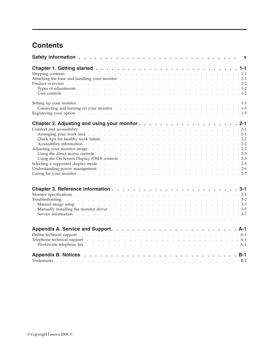 Lenovo D154W User Manual | Page 3 / 33
