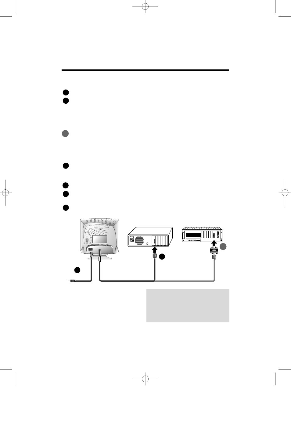 Connecting the monitor | Lenovo 2278-06E User Manual | Page 9 / 28