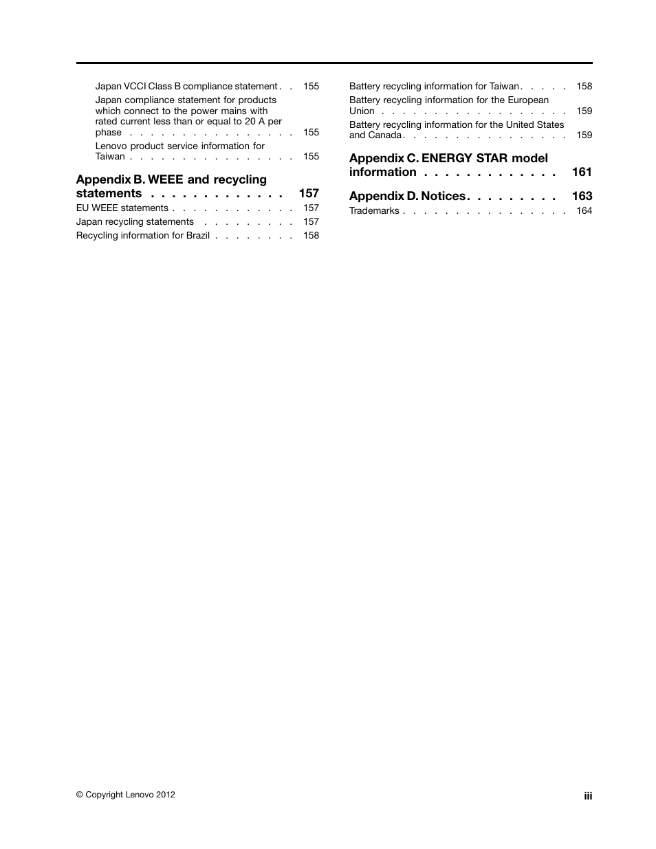 Lenovo X230 User Manual | Page 5 / 185