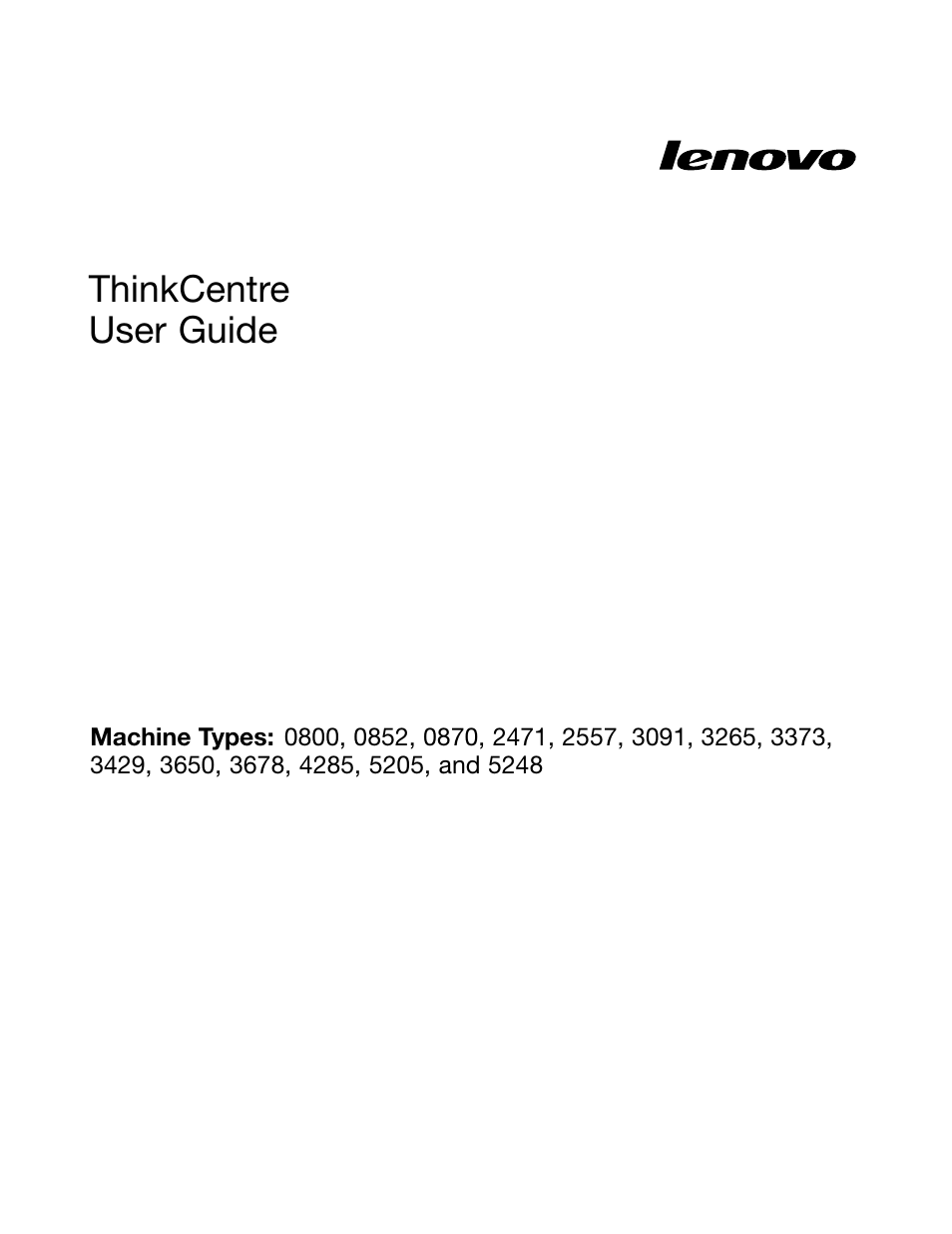 Thinkcentre user guide | Lenovo 5248 User Manual | Page 3 / 98