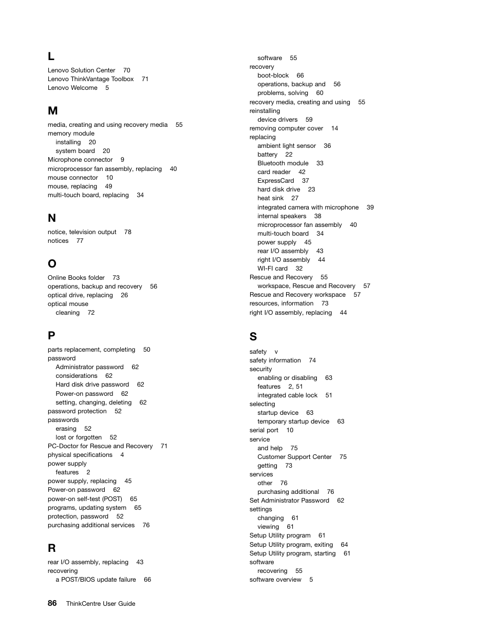 Lenovo 5248 User Manual | Page 94 / 98