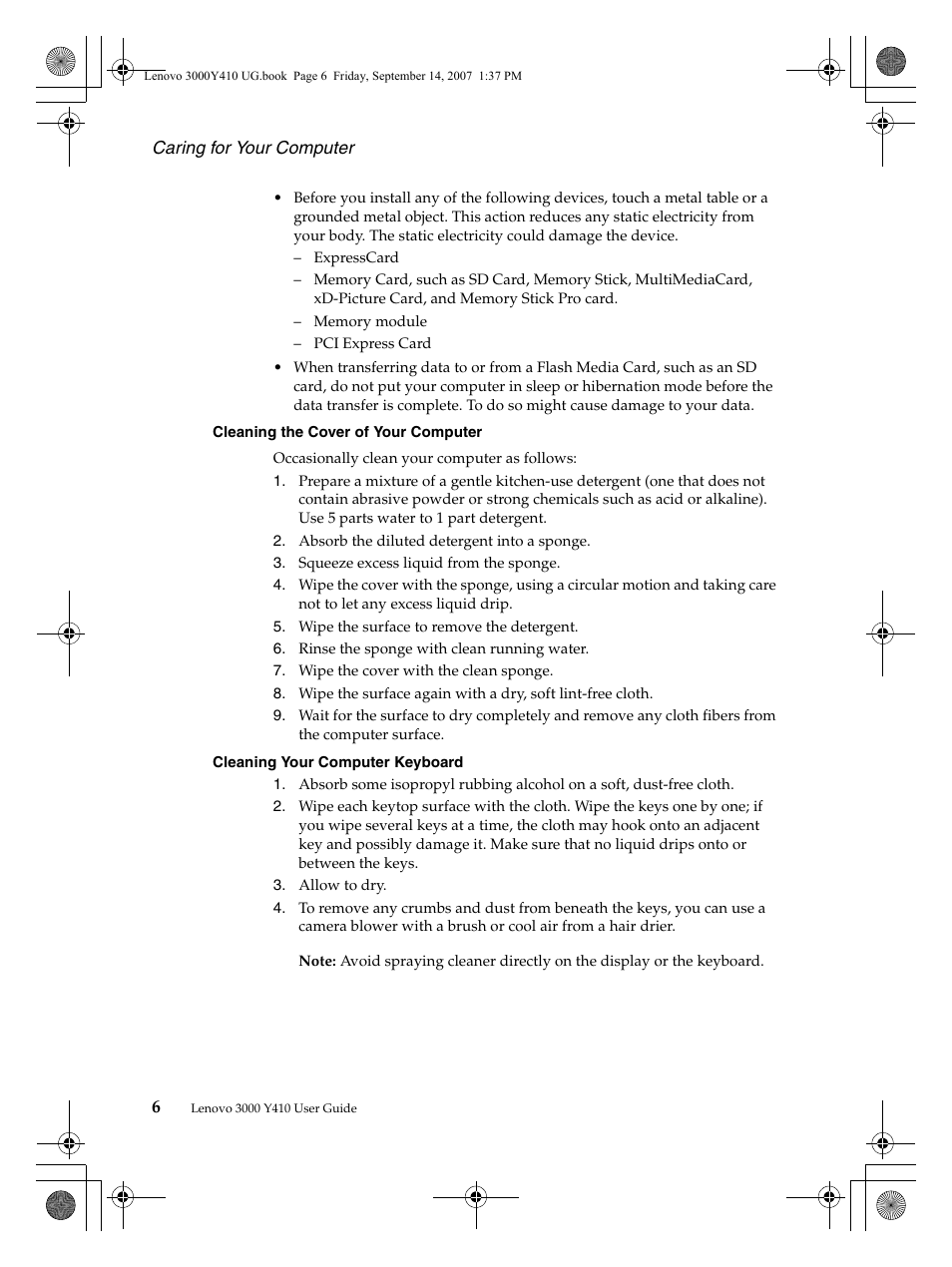 Lenovo 3000 Y410 User Manual | Page 14 / 86