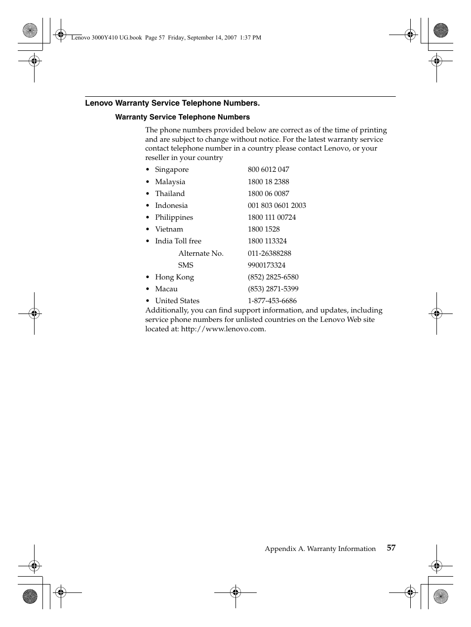 Lenovo 3000 Y410 User Manual | Page 65 / 86