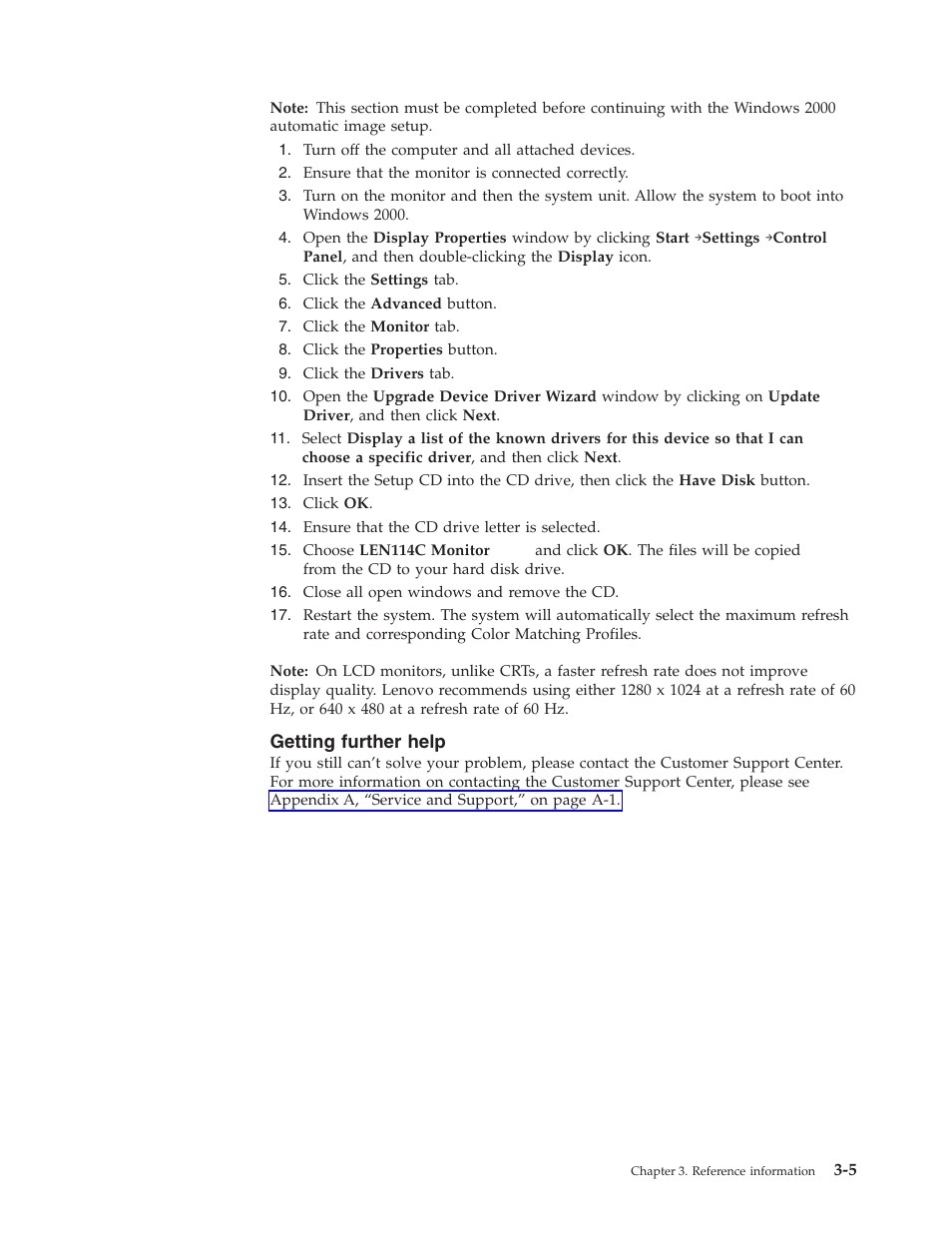 Getting, Further, Help | Lenovo 4428-AB1 User Manual | Page 22 / 30