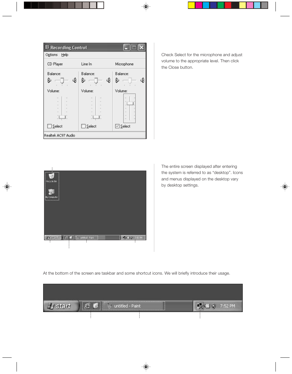 3 desktop icons, Step 3 | Lenovo 3000H User Manual | Page 47 / 51