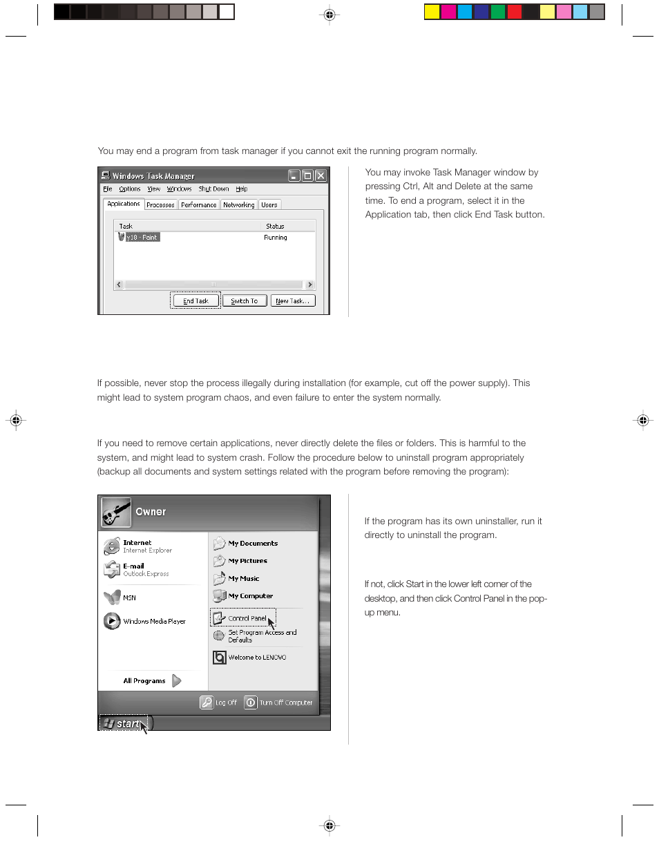 4 software problems | Lenovo 3000H User Manual | Page 49 / 51