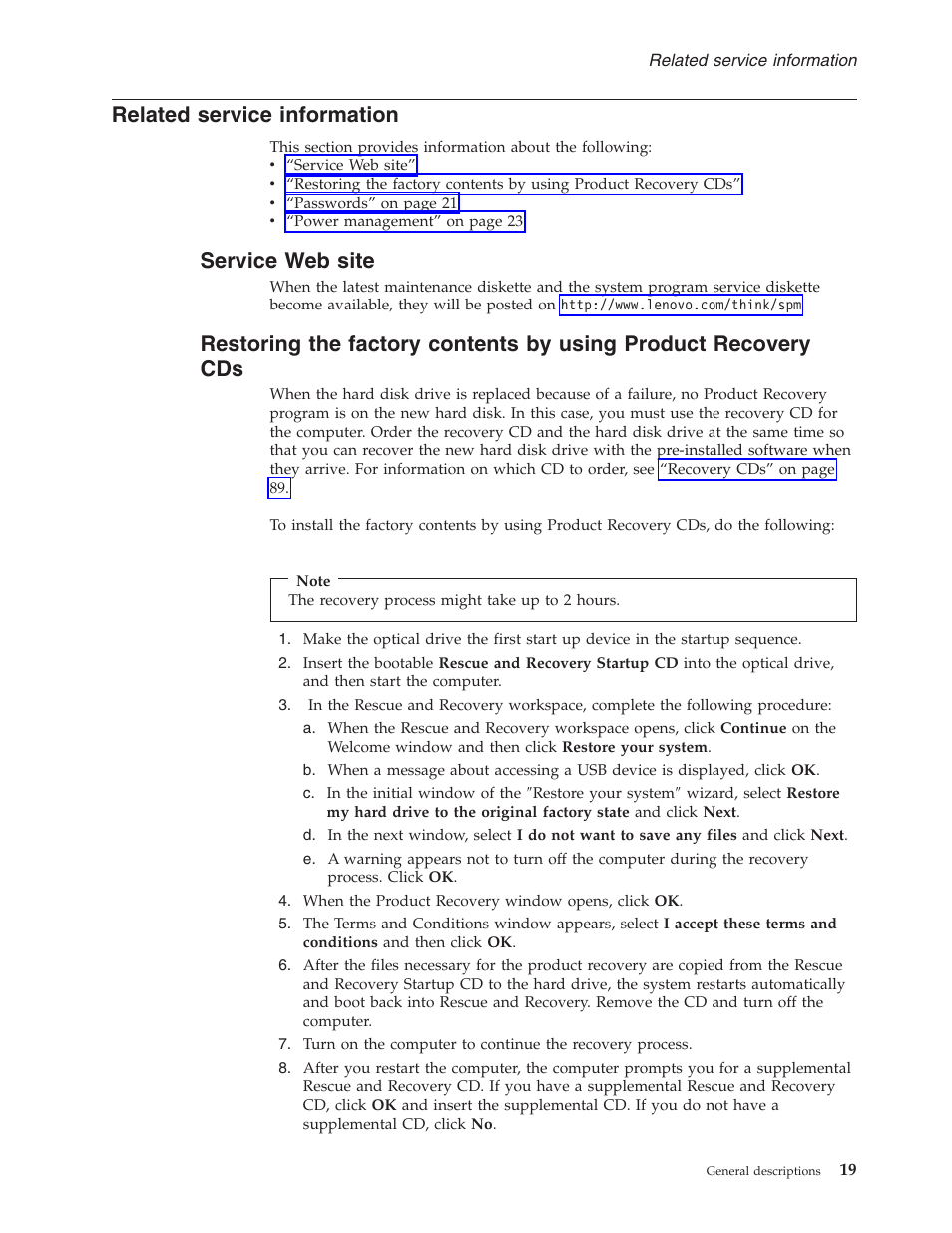 Lenovo 3000 C200 User Manual | Page 25 / 104