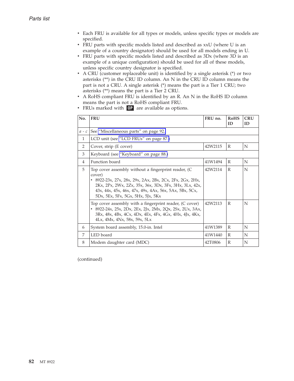 Lenovo 3000 C200 User Manual | Page 88 / 104