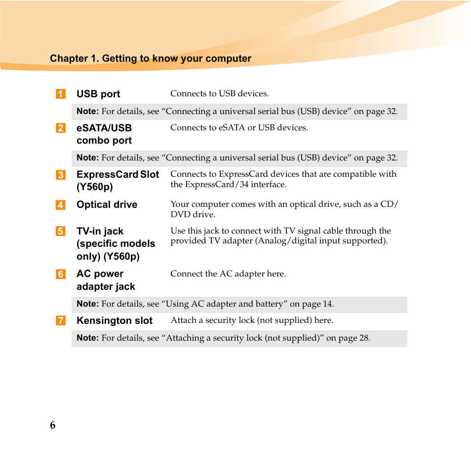 Lenovo IDEAPAD Y560P User Manual | Page 20 / 145