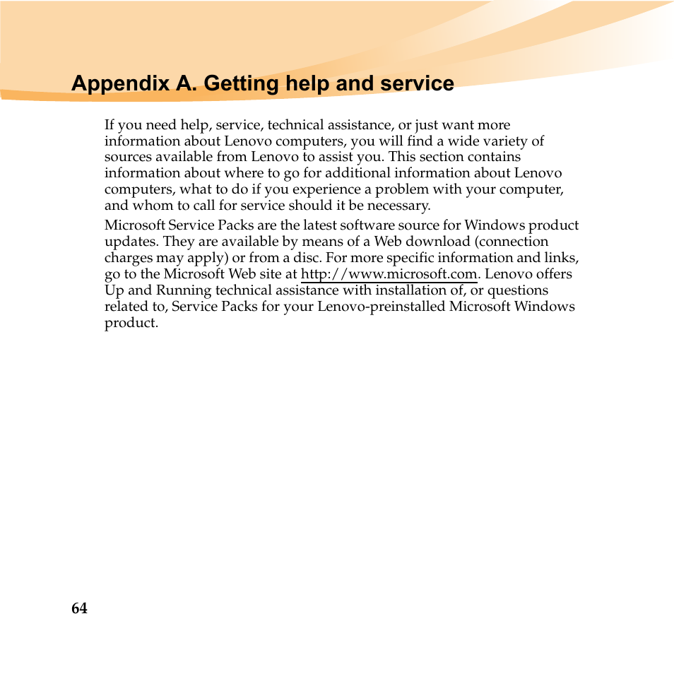 Appendix a. getting help and service | Lenovo IDEAPAD Y560P User Manual | Page 78 / 145