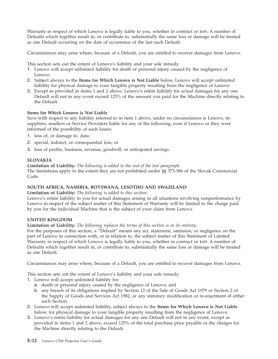 Lenovo C500 User Manual | Page 78 / 92