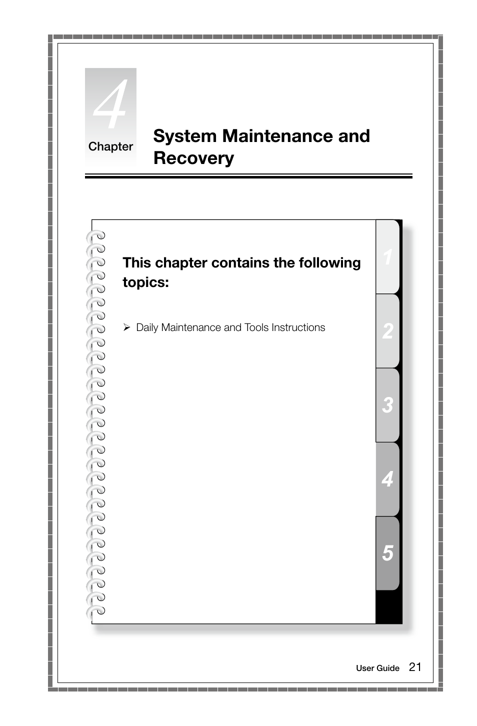 System maintenance and recovery | Lenovo 10041-10049 User Manual | Page 26 / 35