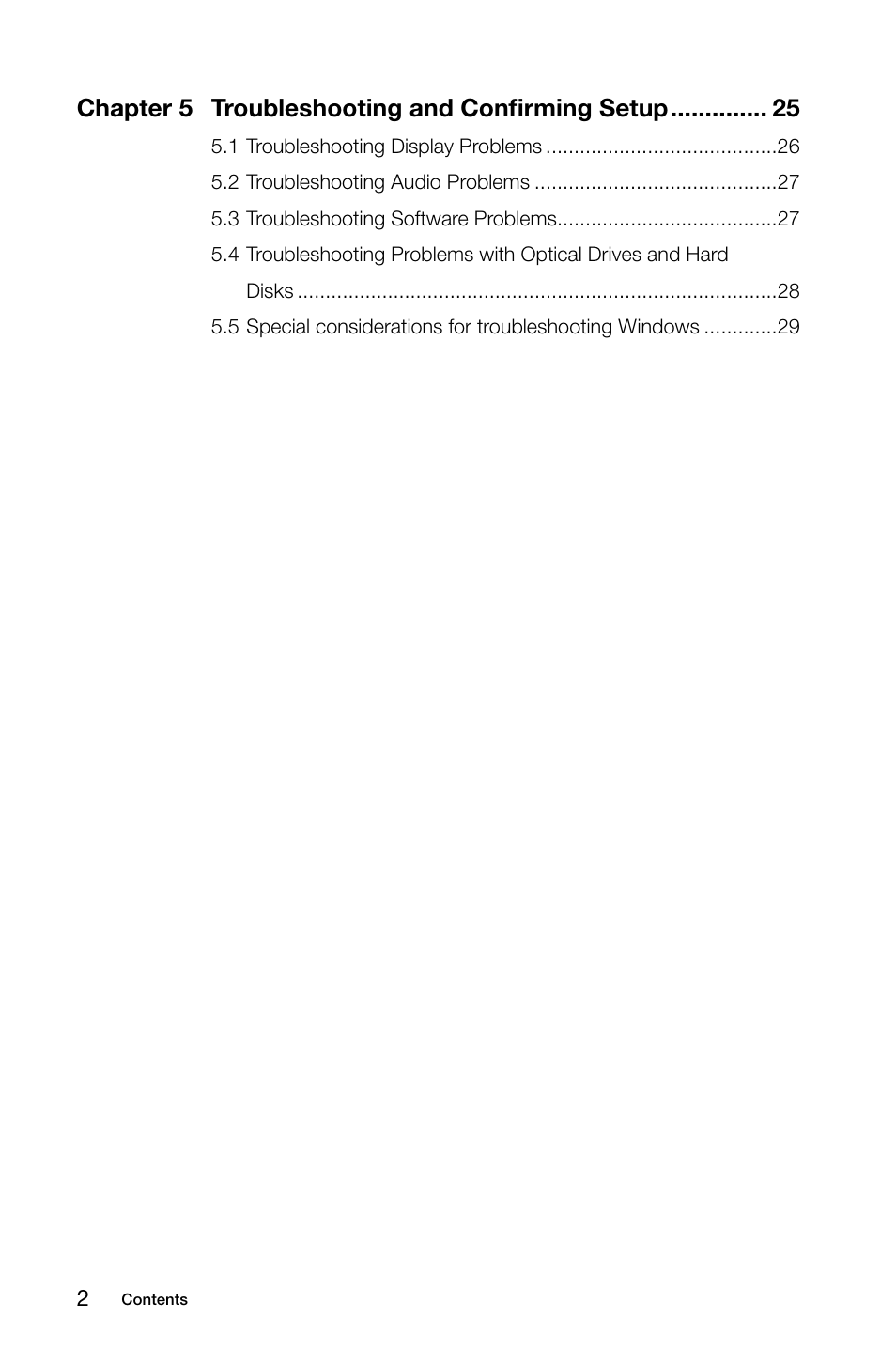 Chapter 5 troubleshooting and confirming setup | Lenovo 10041-10049 User Manual | Page 5 / 35
