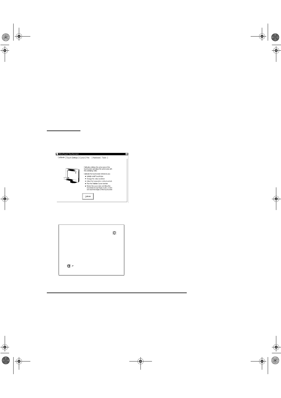 Calibrazione | Lenovo T54T User Manual | Page 12 / 14