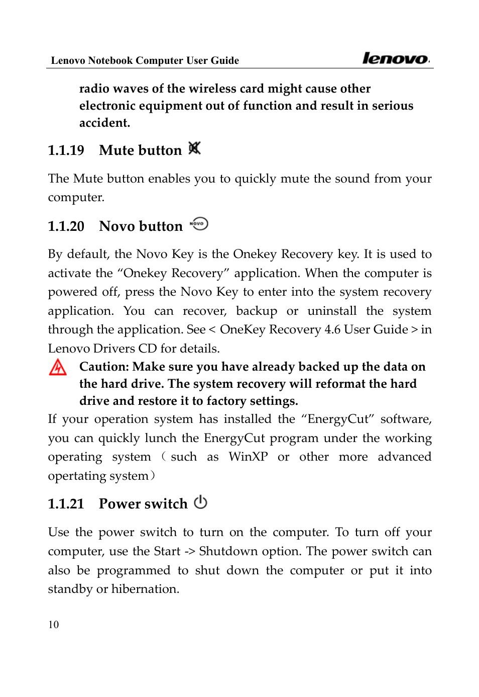 Lenovo 3000 Series User Manual | Page 10 / 66