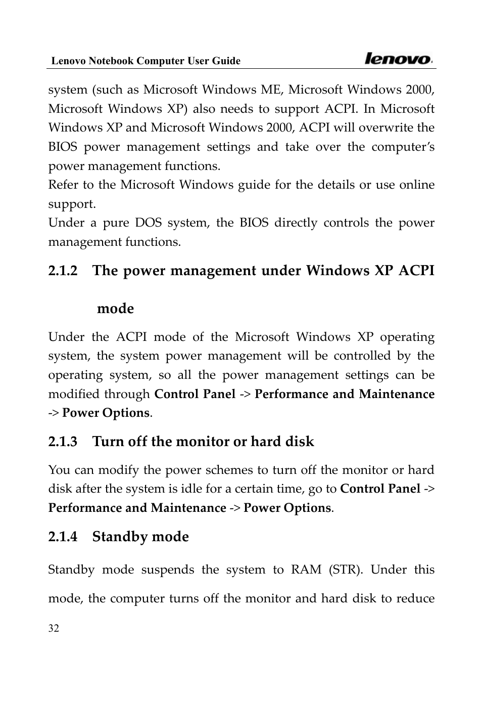 Lenovo 3000 Series User Manual | Page 32 / 66