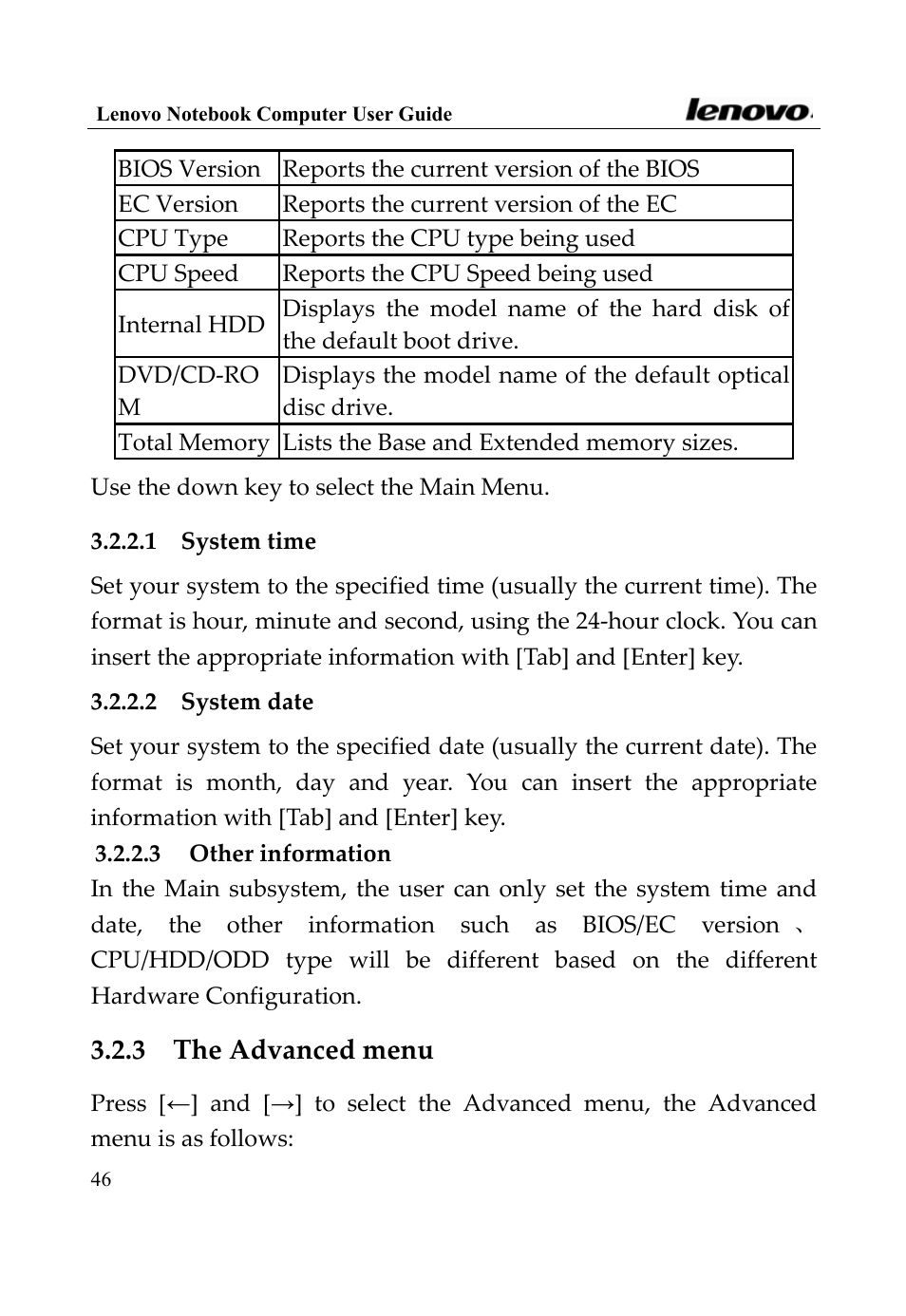 Lenovo 3000 Series User Manual | Page 46 / 66