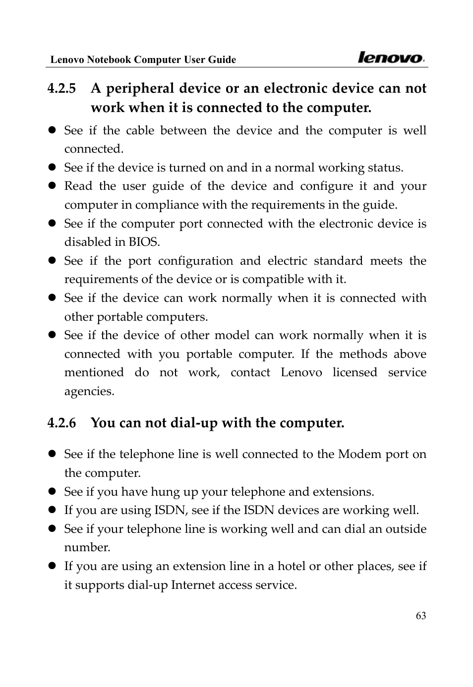 Lenovo 3000 Series User Manual | Page 63 / 66