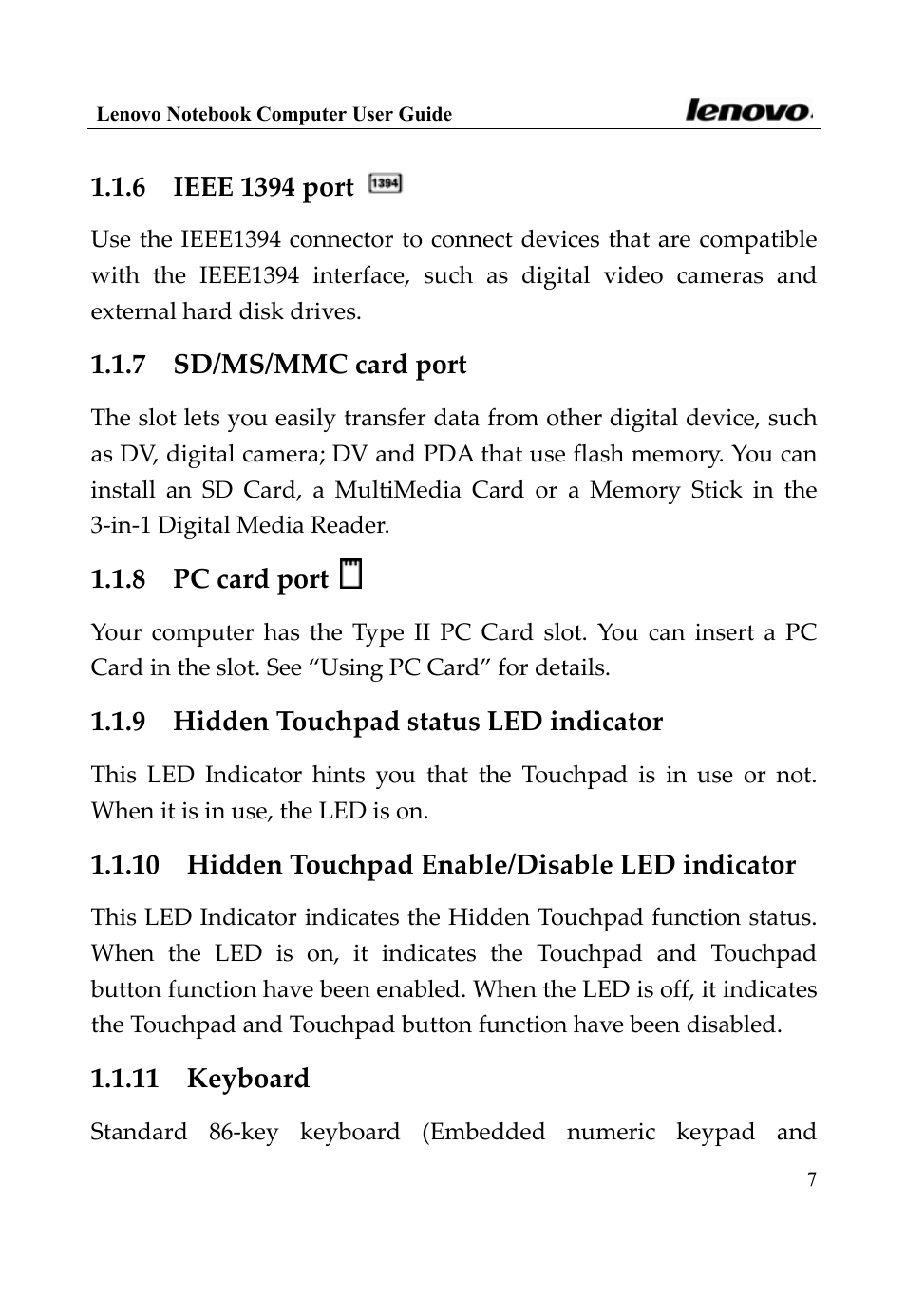 Lenovo 3000 Series User Manual | Page 7 / 66