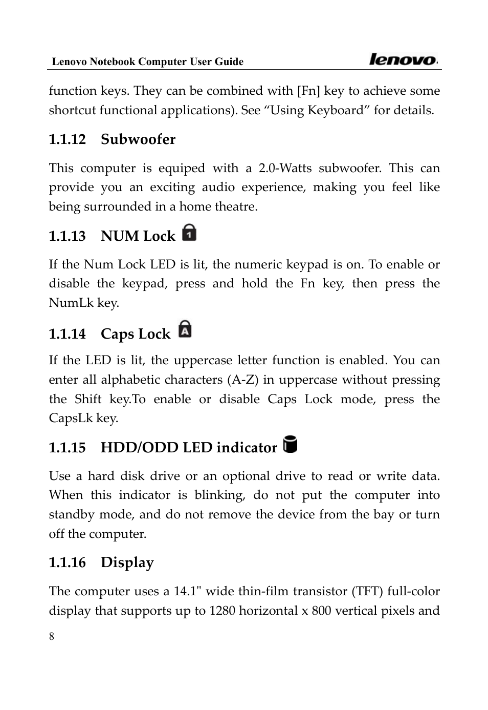 Lenovo 3000 Series User Manual | Page 8 / 66