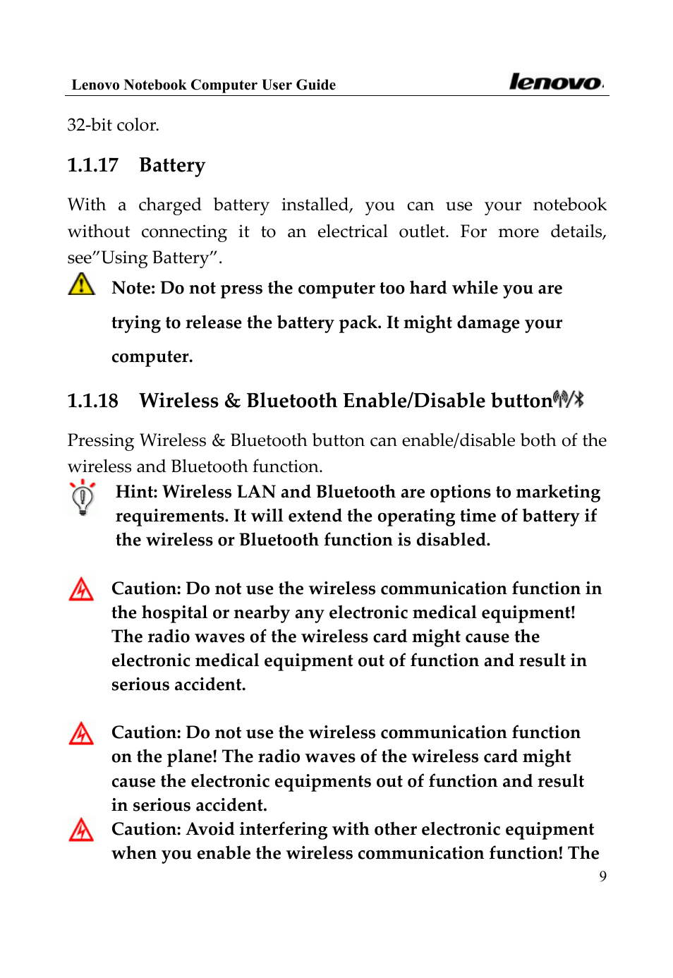 Lenovo 3000 Series User Manual | Page 9 / 66