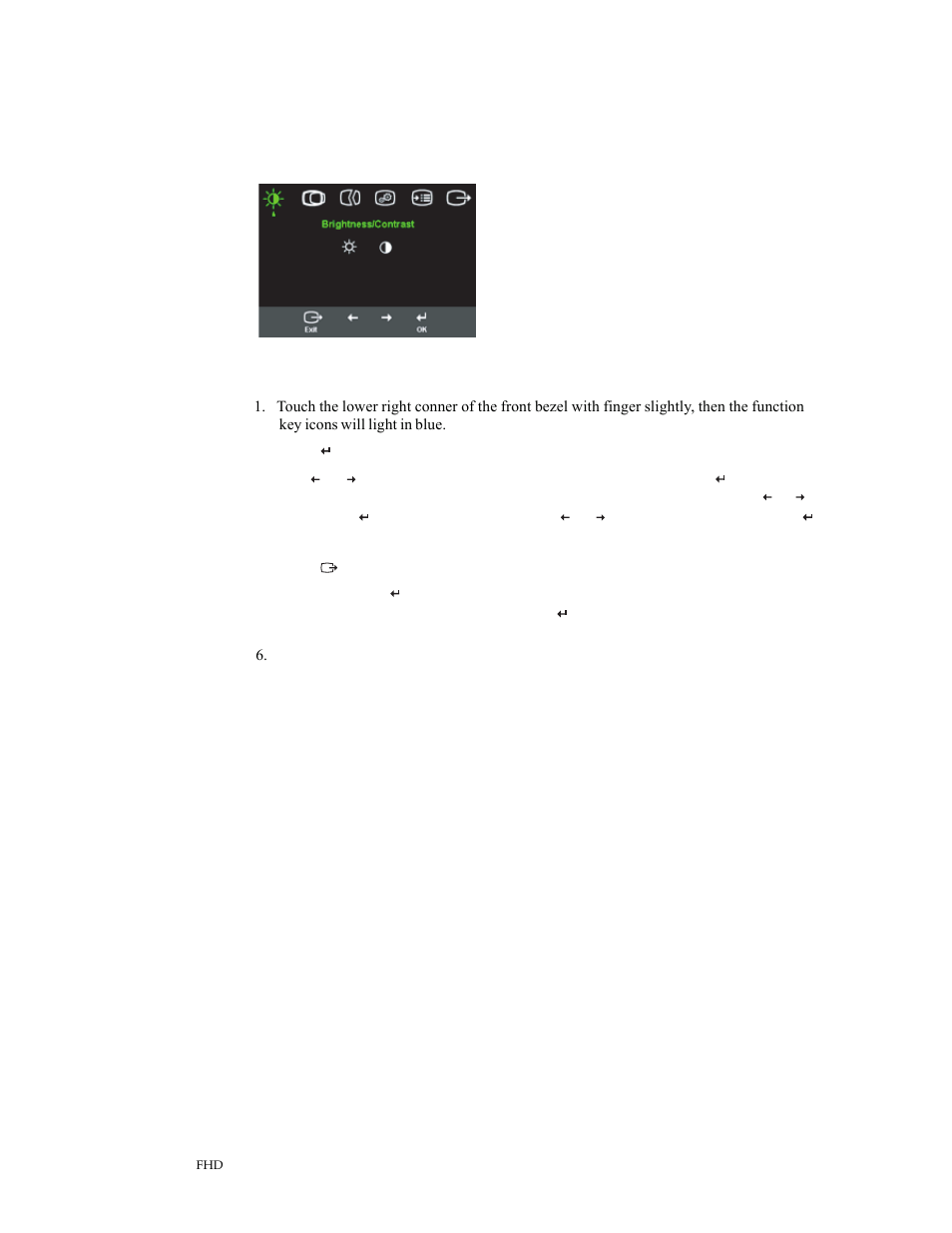 Using the on-screen display (osd) controls | Lenovo L222 4432-HF1 User Manual | Page 13 / 26