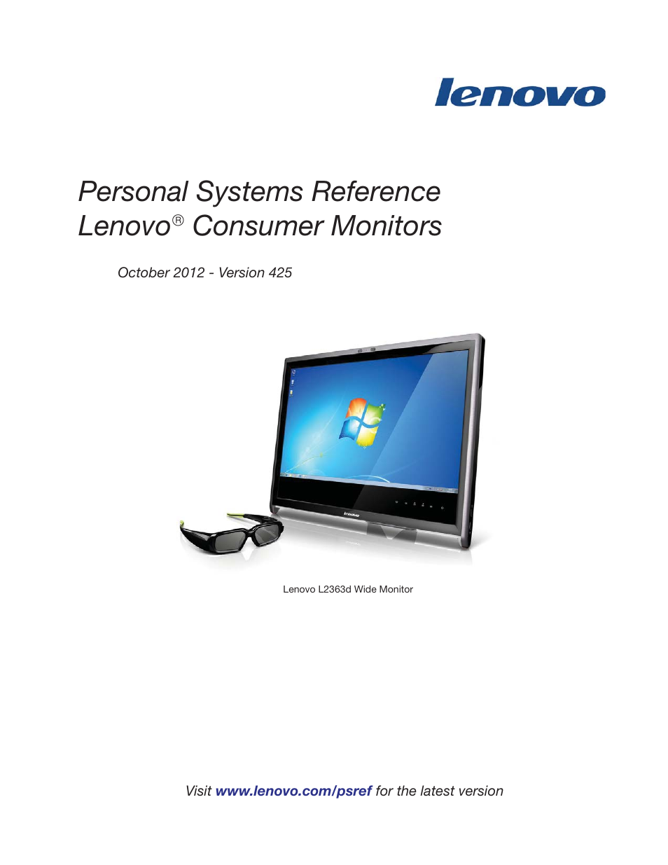 Lenovo L2363D User Manual | 15 pages