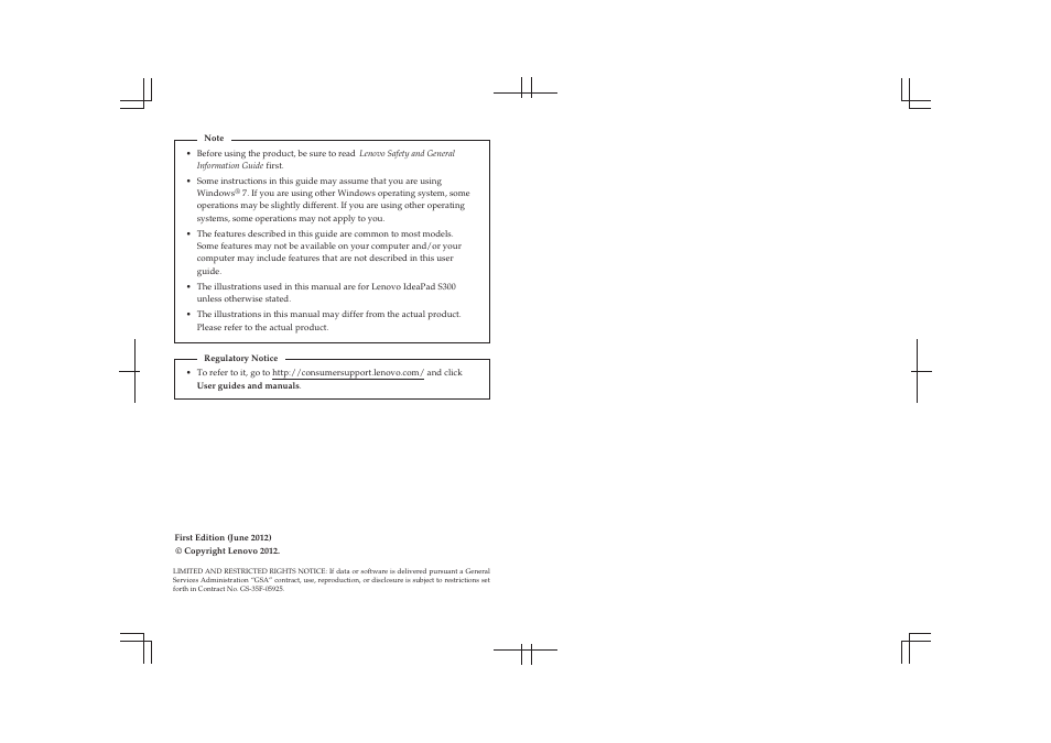 Lenovo S300 User Manual | Page 2 / 43