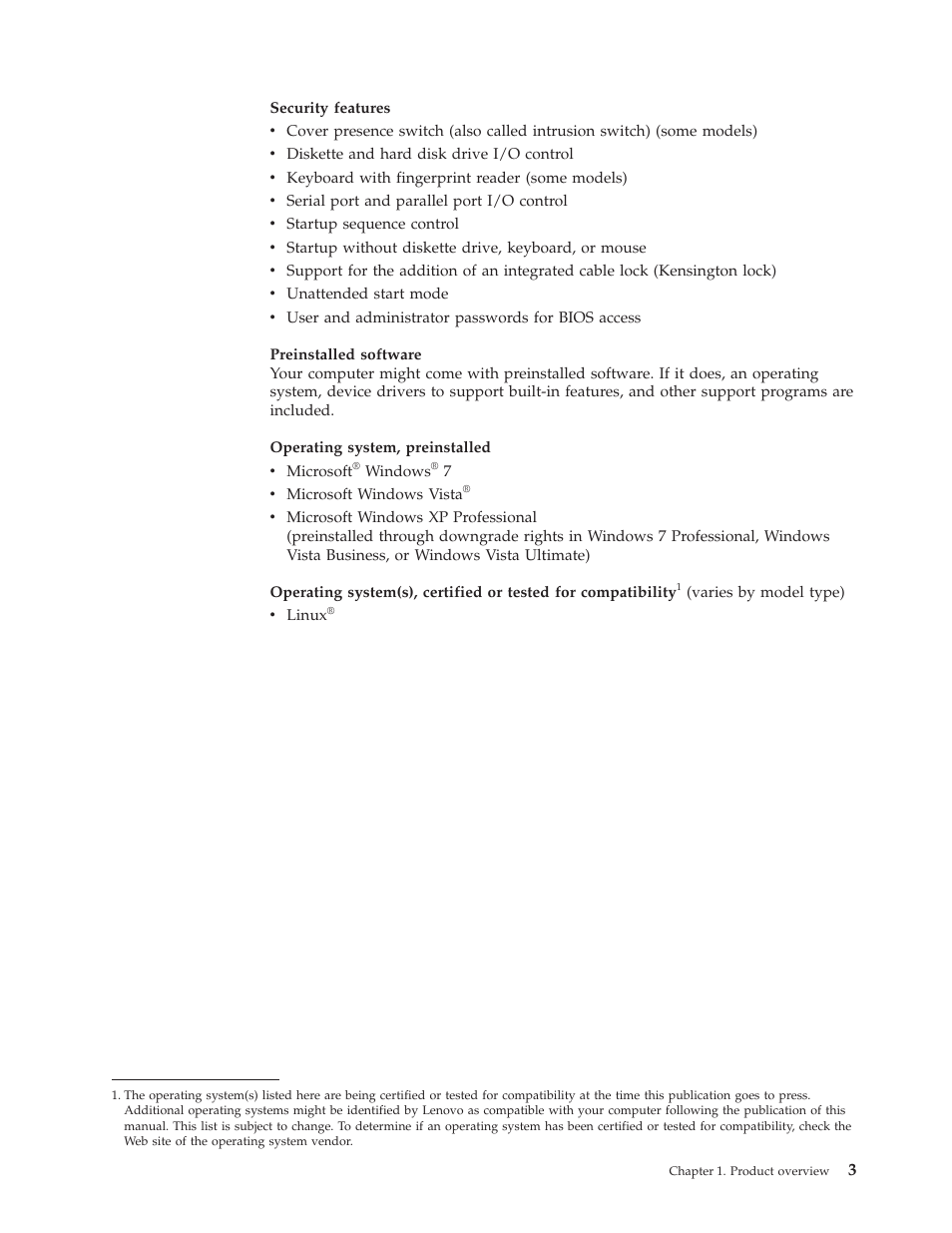 Lenovo 3658 User Manual | Page 11 / 82