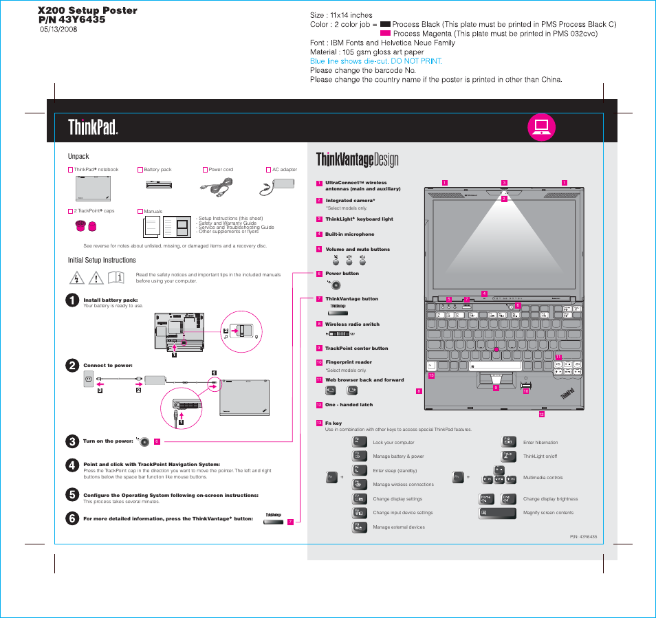 Lenovo 43Y6435 User Manual | 2 pages