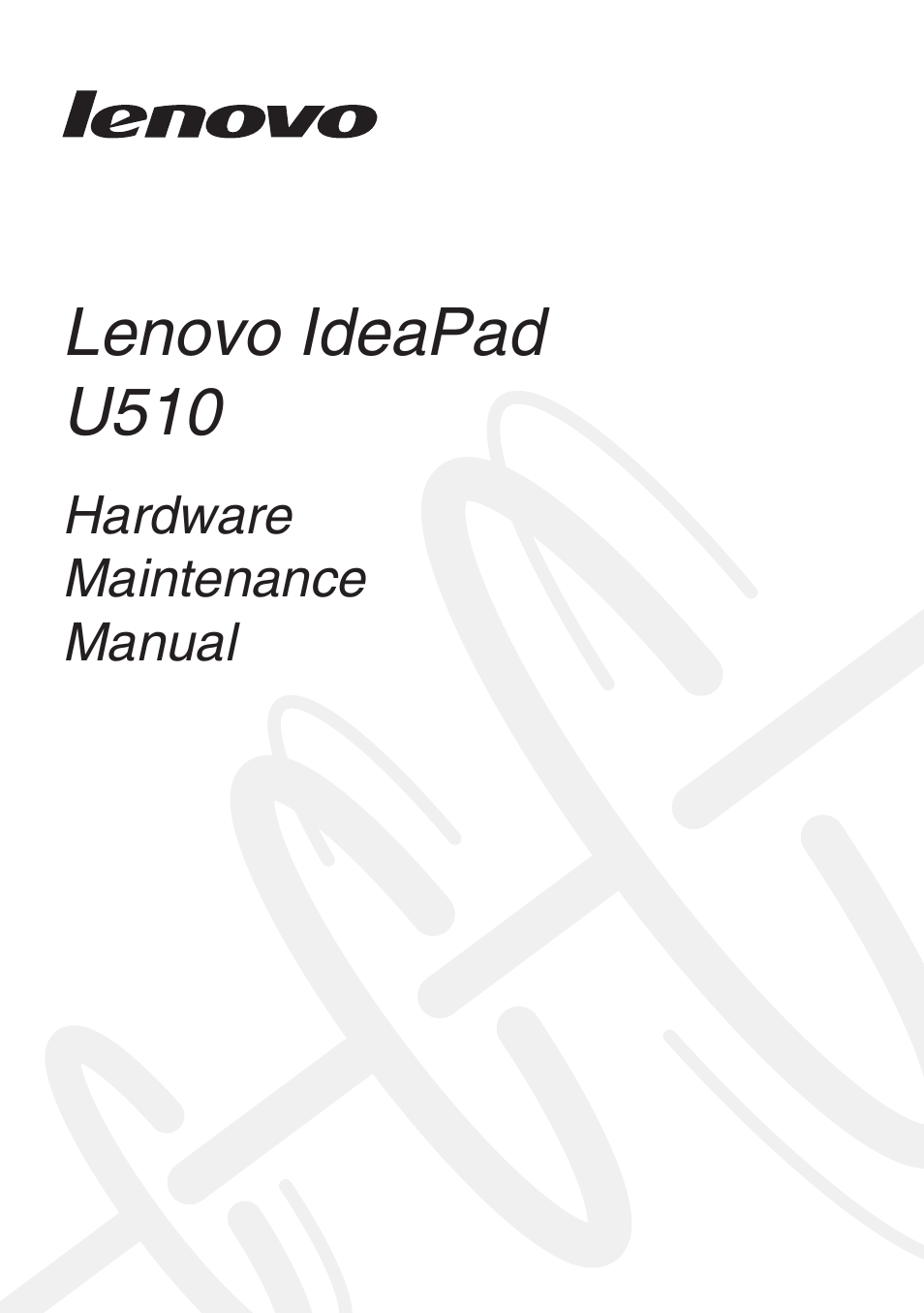 Lenovo U510 User Manual | 89 pages