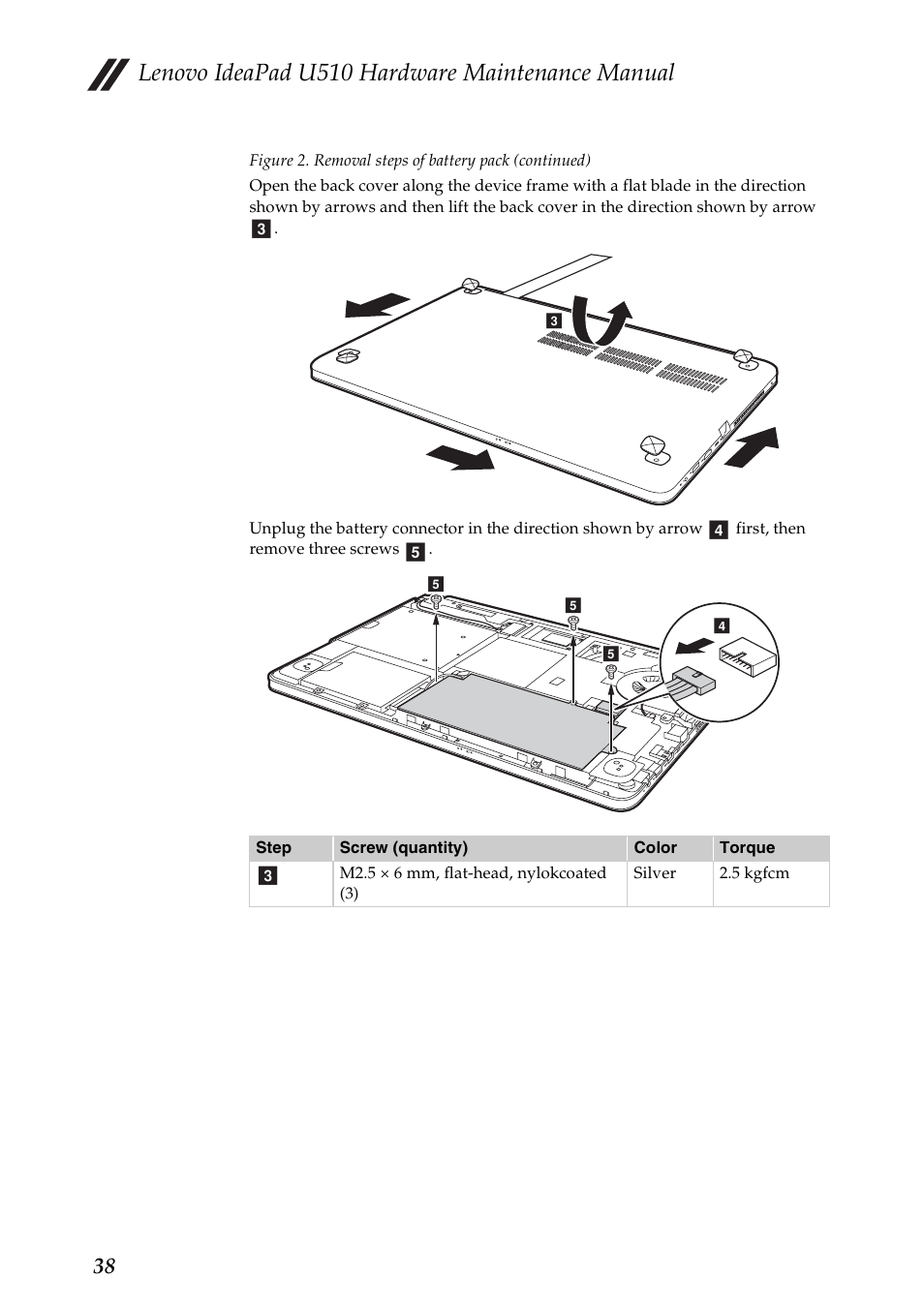 Lenovo ideapad u510 hardware maintenance manual | Lenovo U510 User Manual | Page 42 / 89